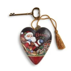Art Hearts Believe Santa