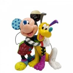 Disney By Britto – Mickey And Pluto Figurine