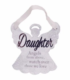 Reflective Words – Daughter Sentiment Angel Hanger