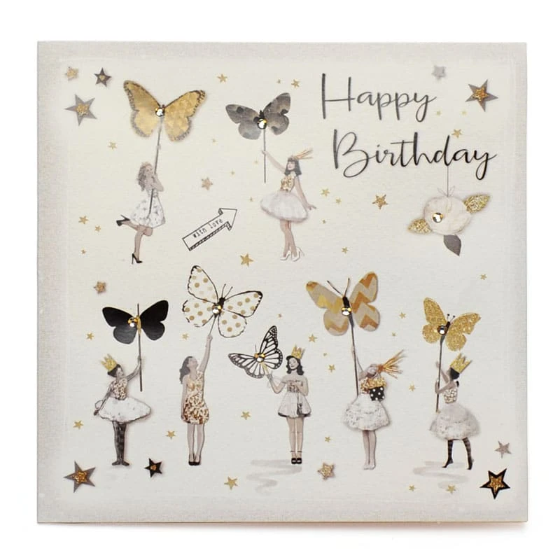 Luxe Birthday Greeting Card – Happy Birthday 3 Luxe Birthday Greeting Card – Happy Birthday
