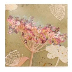 Botanicals Greeting Card With Gems