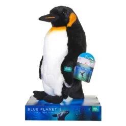 BBC Earth Animal Penguin 25cm -Toy Cheap Store BBC Blue Planet Penguin Soft Toy 25cm1