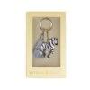 Beyond Charms Keychain – Zebra