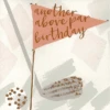 Blush Greeting Card With Gems – Another Above Par Birthday