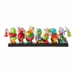 Britto Disney Seven Dwarfs On Log Figurine 7 Britto Disney Seven Dwarfs On Log Figurine -Toy Cheap Store Britto 7 dwarf log 2