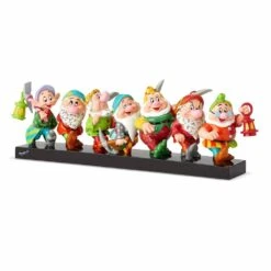 Britto Disney Seven Dwarfs On Log Figurine