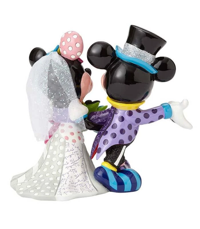 Britto Disney Mickey & Minnie Wedding Figurine 4 Britto Disney Mickey & Minnie Wedding Figurine - Image 2
