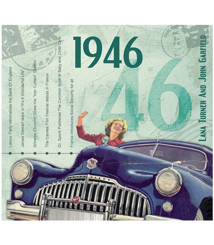 1946 Classic Years CD Card 4 1946 Classic Years CD Card - Image 2