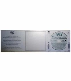 1947 Classic Years CD Card -Toy Cheap Store Classic Years CD Card1947c