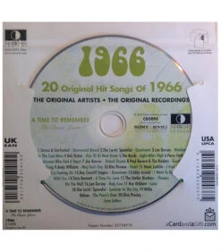 1966 Classic Years CD Card 8 1966 Classic Years CD Card -Toy Cheap Store Classic Years CD Card1966b