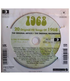 1968 Classic Years CD Card -Toy Cheap Store Classic Years CD Card1968b