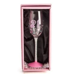 21st Birthday Sparkle Champagne Flute 8 21st Birthday Sparkle Champagne Flute -Toy Cheap Store DN SCF 21 2
