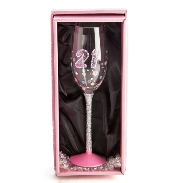21st Birthday Sparkle Champagne Flute 5 21st Birthday Sparkle Champagne Flute - Image 3