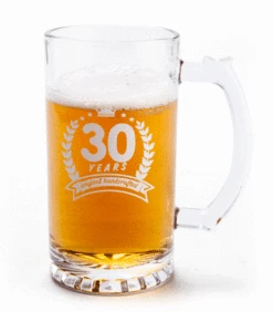 30th Birthday Crafted Stein