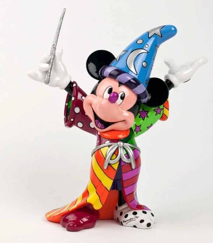 Britto Disney Sorcerer Mickey Mouse Large Figurine 3 Britto Disney Sorcerer Mickey Mouse Large Figurine