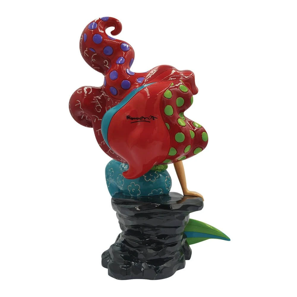 Disney By Britto – Ariel On Rock Figurine 4 Disney By Britto – Ariel On Rock Figurine - Image 2