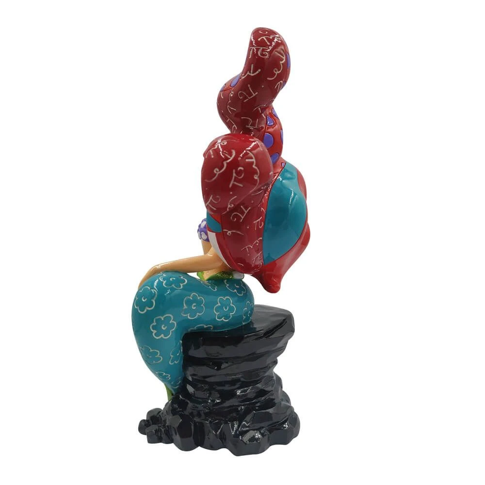 Disney By Britto – Ariel On Rock Figurine 5 Disney By Britto – Ariel On Rock Figurine - Image 3