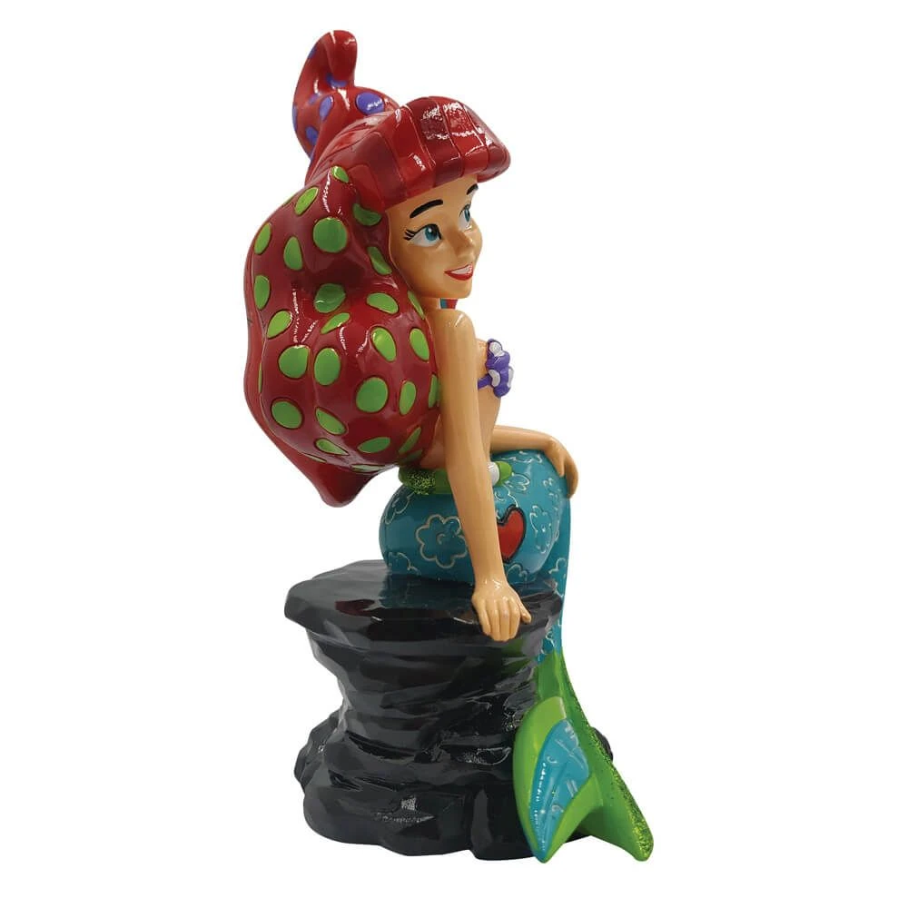 Disney By Britto – Ariel On Rock Figurine 6 Disney By Britto – Ariel On Rock Figurine - Image 4