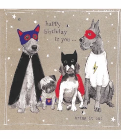Fancy Pants Greeting Card With Gems – Happy Birthday To You…Bring It On!