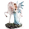 Fantasy Fairy Figurine – Blue Fairy With Unicorn -Toy Cheap Store GA FU BL