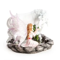 Fantasy Fairy Figurine – Pink Fairy With Unicorn -Toy Cheap Store GA FU PK 1