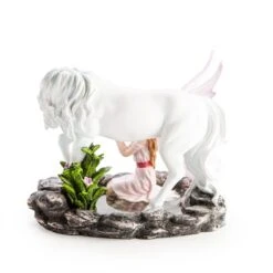Fantasy Fairy Figurine – Pink Fairy With Unicorn -Toy Cheap Store GA FU PK 3