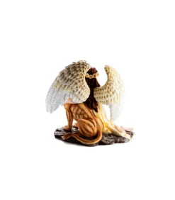 Fantasy Angel Figurine – Large Yellow Angel With Lion 10 Fantasy Angel Figurine – Large Yellow Angel With Lion -Toy Cheap Store GA LAF YLI 3