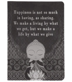 Little Buddha – Notebook – Make A Life By What We Give