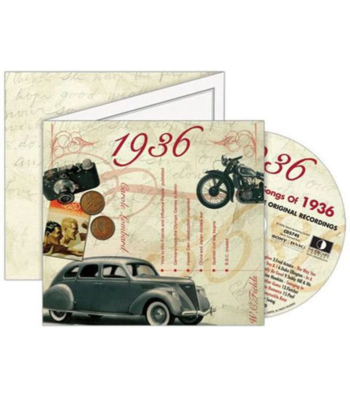1936 Classic Years CD Card 3 1936 Classic Years CD Card
