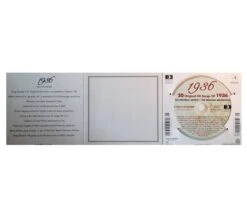 1936 Classic Years CD Card 9 1936 Classic Years CD Card -Toy Cheap Store Music from your year1936b