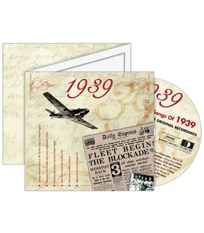 1939 Classic Years CD Card 3 1939 Classic Years CD Card