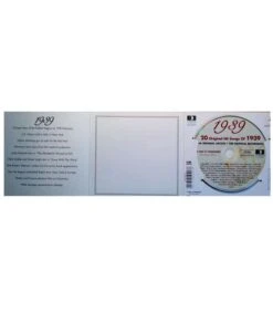 1939 Classic Years CD Card 9 1939 Classic Years CD Card -Toy Cheap Store Music from your year1939c