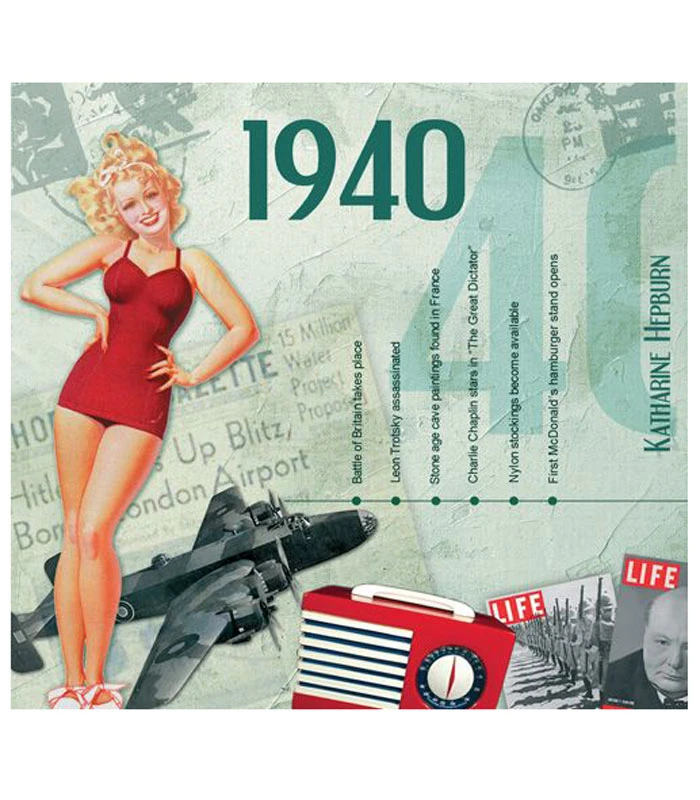 1940 Classic Years CD Card 4 1940 Classic Years CD Card - Image 2