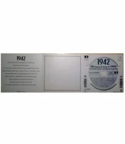 1942 Classic Years CD Card -Toy Cheap Store Music from your year1942c