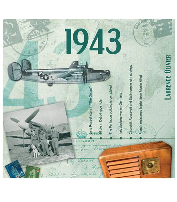 1943 Classic Years CD Card 4 1943 Classic Years CD Card - Image 2