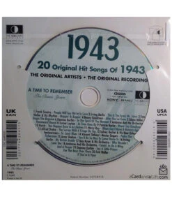 1943 Classic Years CD Card 8 1943 Classic Years CD Card -Toy Cheap Store Music from your year1943b