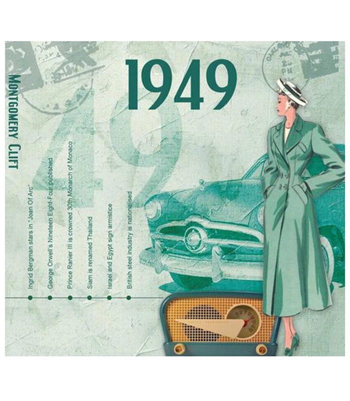 1949 Classic Years CD Card 4 1949 Classic Years CD Card - Image 2