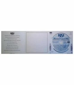 1951 Classic Years CD Card 9 1951 Classic Years CD Card -Toy Cheap Store Music from your year1951c
