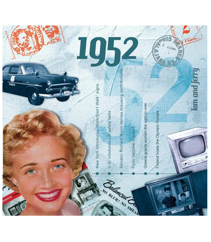 1952 Classic Years CD Card 4 1952 Classic Years CD Card - Image 2