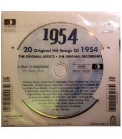 1954 Classic Years CD Card -Toy Cheap Store Music from your year1954b