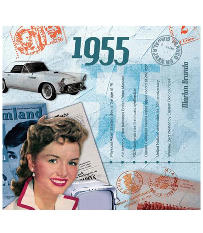 1955 Classic Years CD Card 4 1955 Classic Years CD Card - Image 2