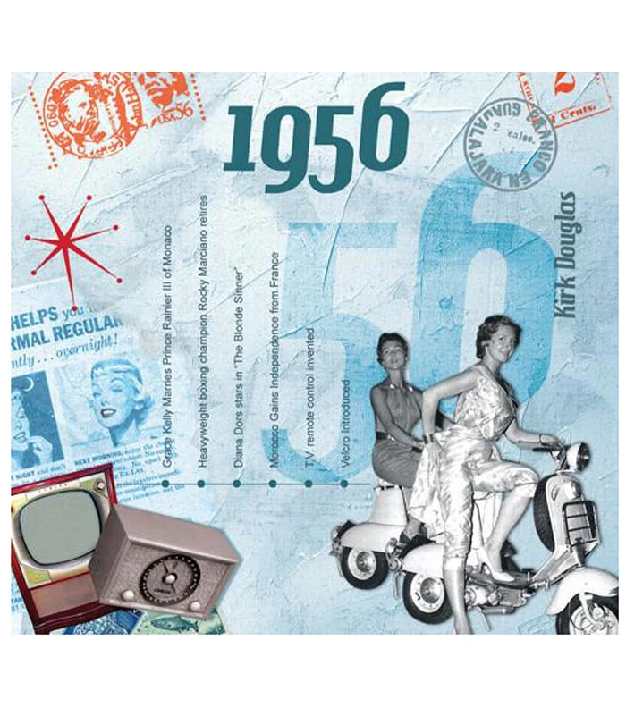 1956 Classic Years CD Card 4 1956 Classic Years CD Card - Image 2