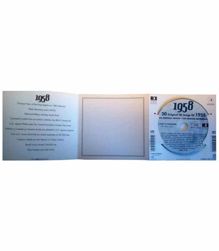 1958 Classic Years CD Card 6 1958 Classic Years CD Card - Image 4