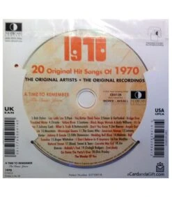 1970 Classic Years CD Card 8 1970 Classic Years CD Card -Toy Cheap Store Music from your year1970b