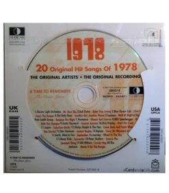 1978 Classic Years CD Card -Toy Cheap Store Music from your year1978b