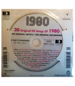 1980 Classic Years CD Card 8 1980 Classic Years CD Card -Toy Cheap Store Music from your year1980b