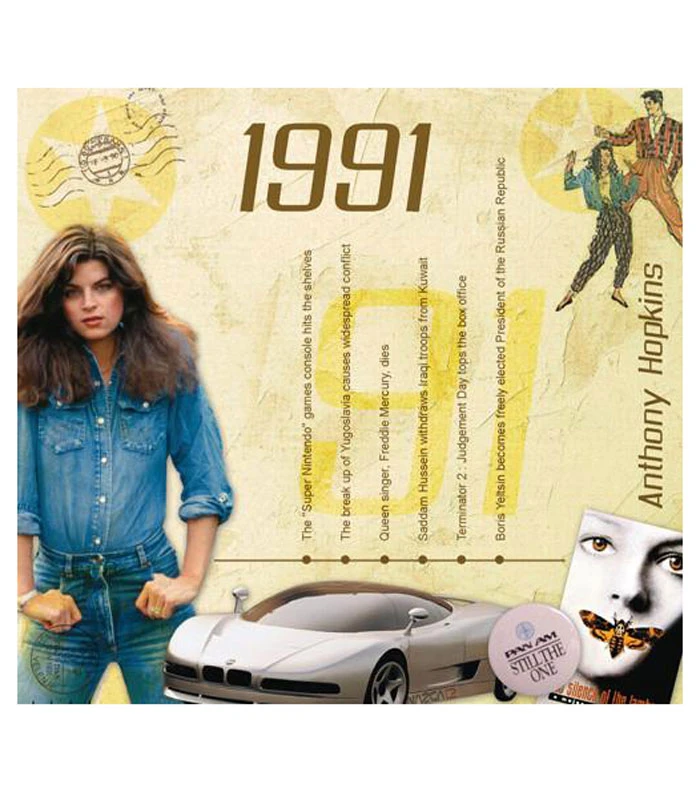 1991 Classic Years CD Card 4 1991 Classic Years CD Card - Image 2