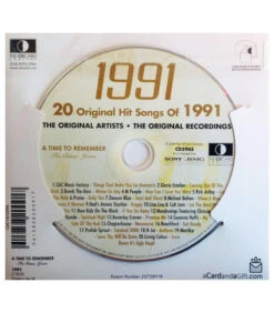 1991 Classic Years CD Card 8 1991 Classic Years CD Card -Toy Cheap Store Music from your year1991b