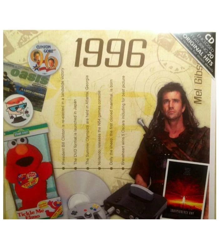 1996 Classic Years CD Card 3 1996 Classic Years CD Card