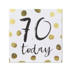 Classic Piano Birthday Card – 70 Today